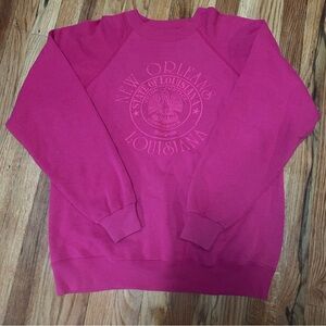 Hanes New Orleans Louisiana Crewneck Pullover Sweater Women’s Large